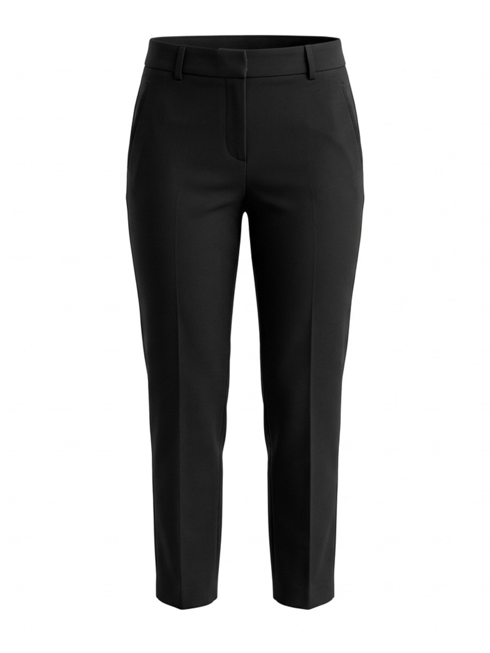 EXPRESS Black Mid Rise Straight Leg Dress Pants Slacks Size 4R